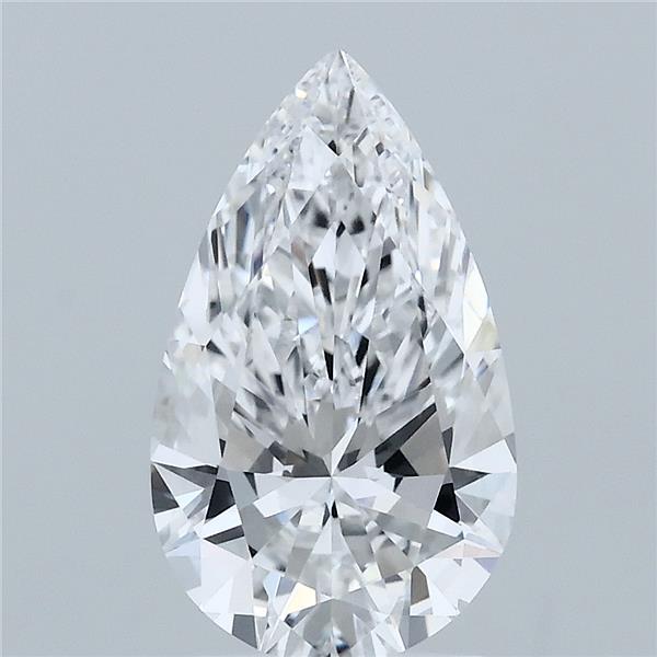 2.07ct Pear D VVS2 Lab Created Diamond