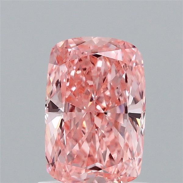1.04ct Cushion FANCY VIVID PINK VVS2 Lab Created Diamond