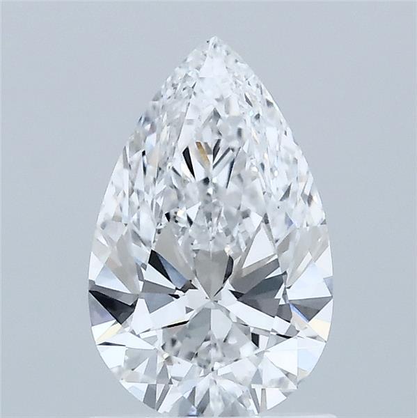 1.08ct Pear D VVS2 Lab Created Diamond
