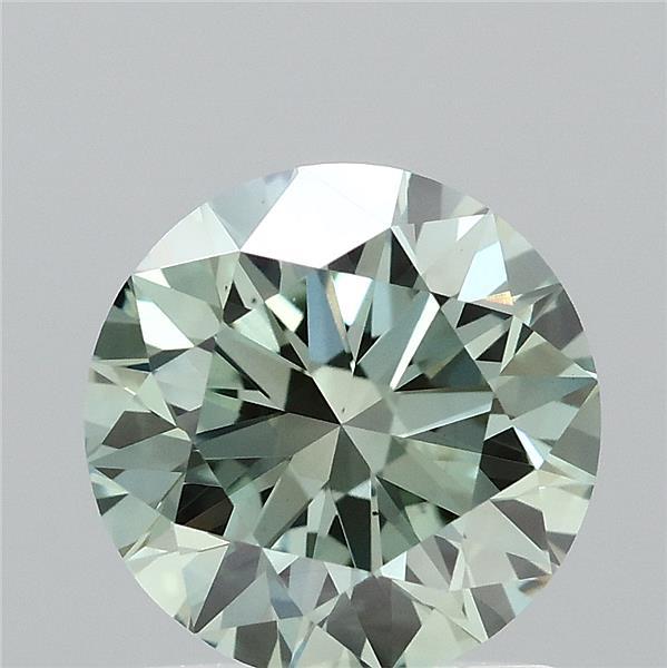 1.33ct Round FANCY INTENSE GREEN VS1 Lab Created Diamond