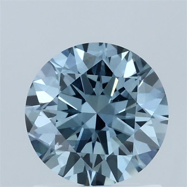 1.01ct Round FANCY VIVID BLUE VS2 Lab Created Diamond