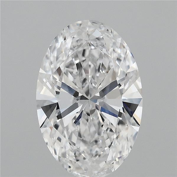 3.02ct Oval D VVS1 Lab Created Diamond