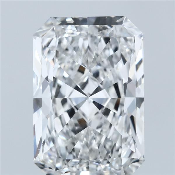 4.06ct Radiant E VVS1 Lab Created Diamond