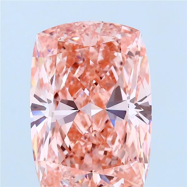 3.72ct Cushion FANCY VIVID PINK VVS2 Lab Created Diamond