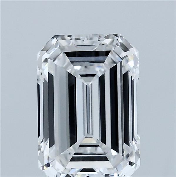 2.01ct Emerald D VVS2 Lab Created Diamond