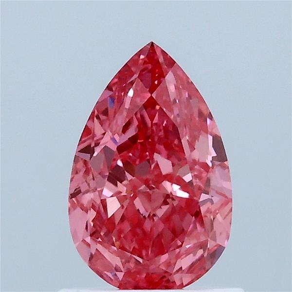 1.08ct Pear FANCY VIVID PINK VS1 Lab Created Diamond