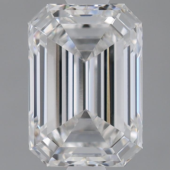 0.95ct Emerald E VVS2 Lab Created Diamond