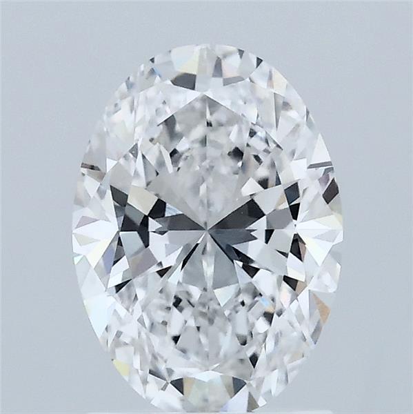 1.5ct Oval D VVS2 Lab Created Diamond