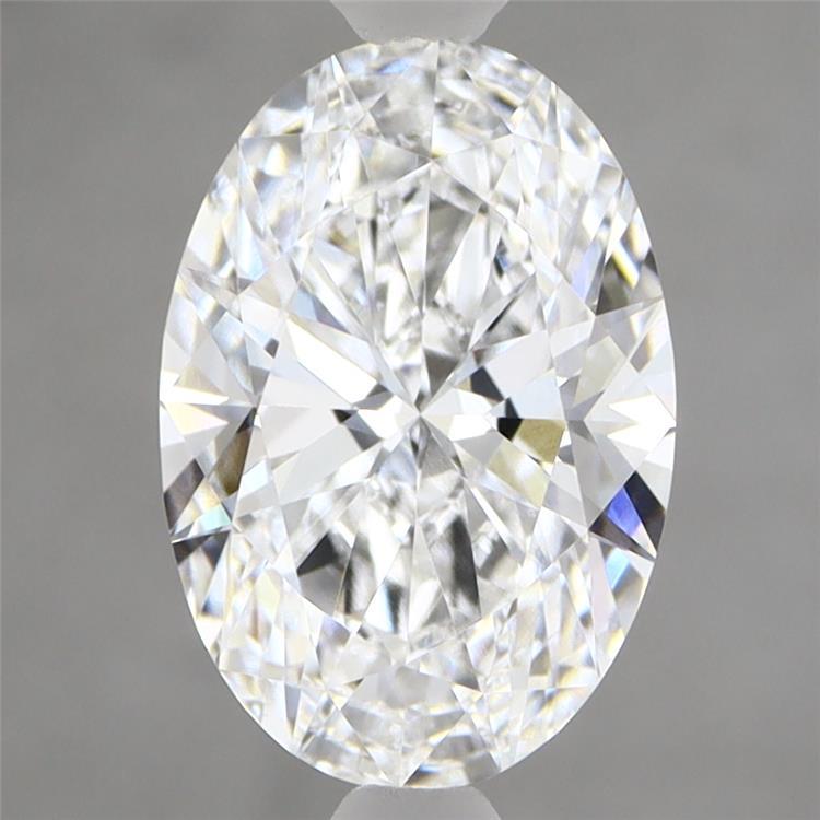 2.09ct Oval D VVS2 Lab Created Diamond