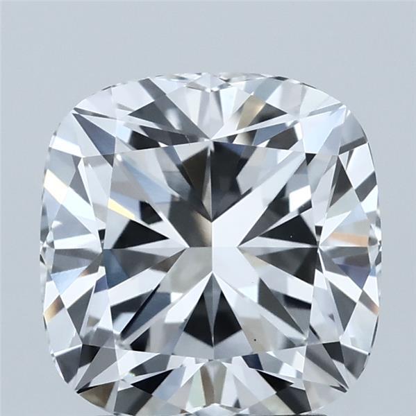 3.04ct Cushion D VVS2 Lab Created Diamond