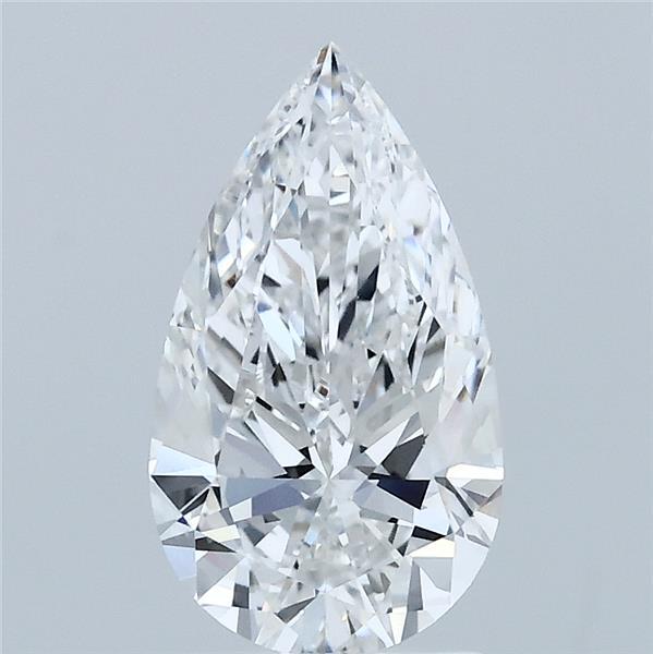 1.5ct Pear E VVS2 Lab Created Diamond