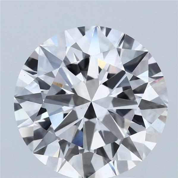 4ct Round E VS1 Lab Created Diamond