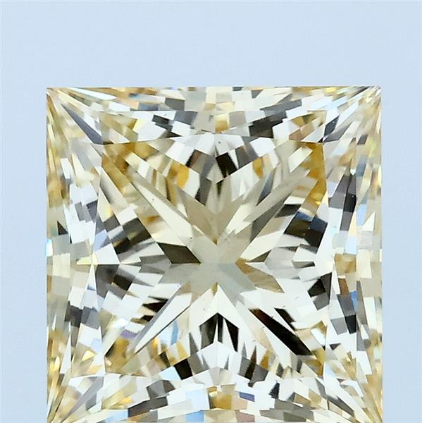 3.53ct Princess FANCY YELLOW VS2 Lab Created Diamond