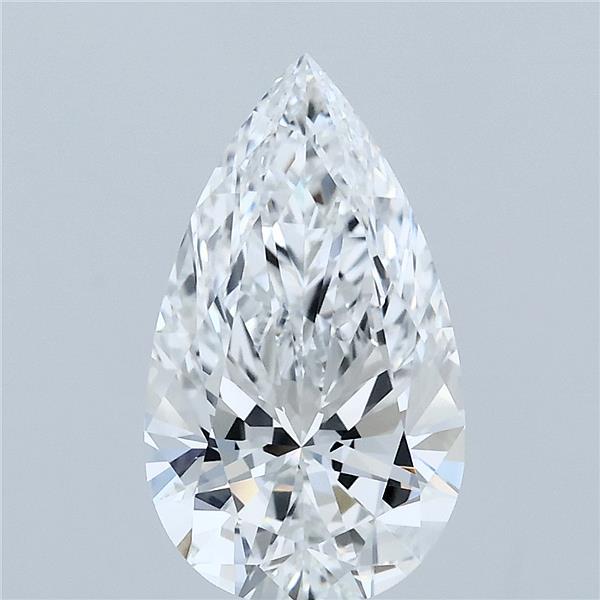 2.2ct Pear E VVS1 Lab Created Diamond