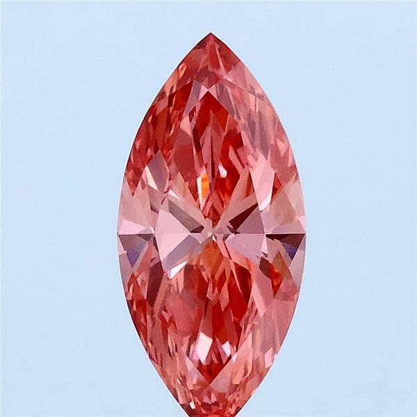 1ct Marquise FANCY VIVID PINK VS1 Lab Created Diamond