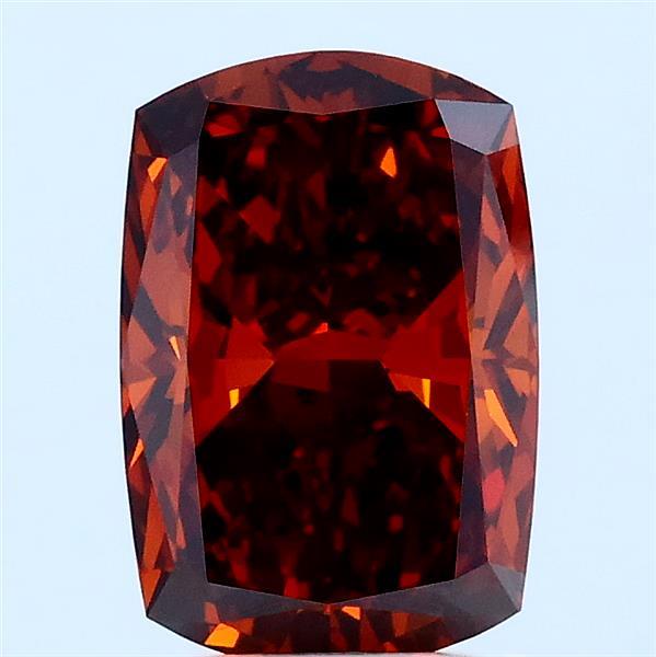 2.01ct Cushion FANCY DEEP ORANGE VS1 Lab Created Diamond