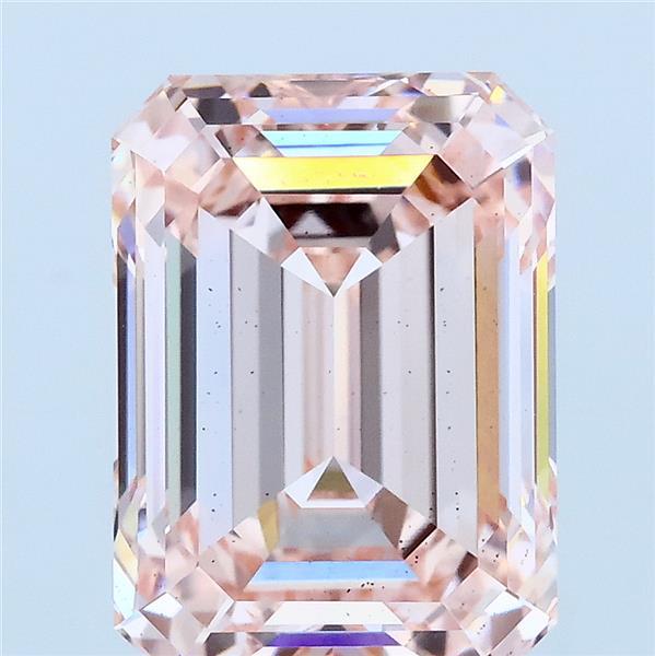 5ct Emerald FANCY INTENSE PINK VS2 Lab Created Diamond