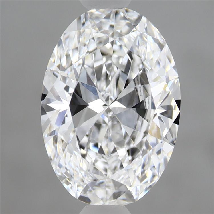 1.59ct Oval D VVS2 Lab Created Diamond