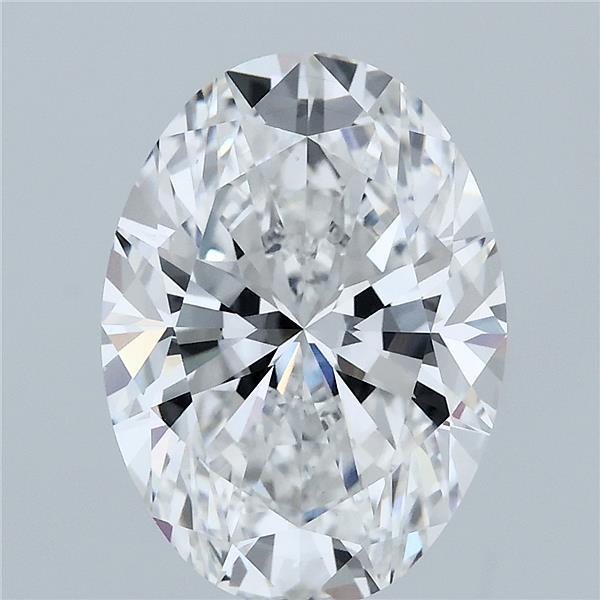 3.88ct Oval E VVS2 Lab Created Diamond