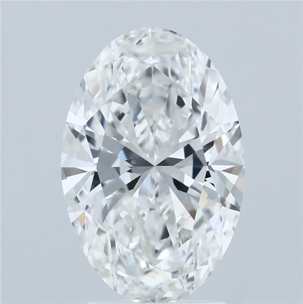 2.76ct Oval E VVS2 Lab Created Diamond