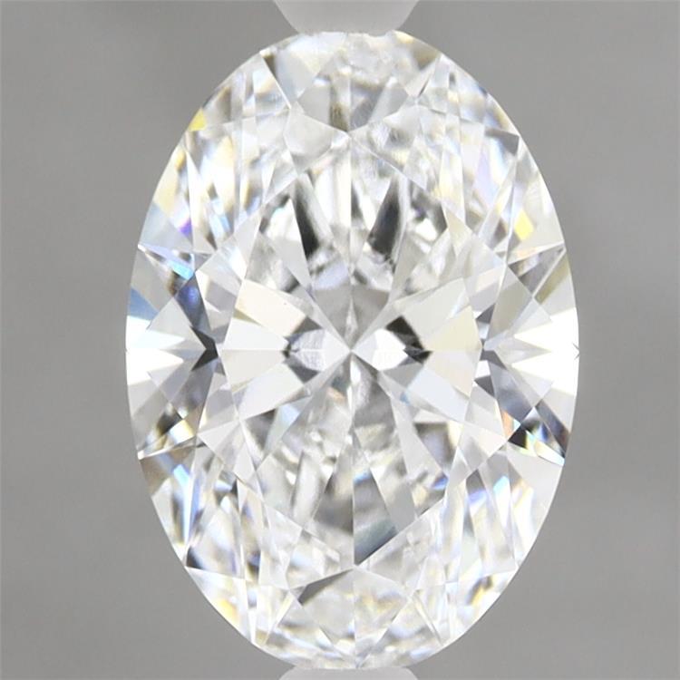 1.7ct Oval D VVS2 Lab Created Diamond
