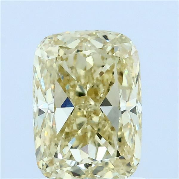 1.56ct Cushion FANCY YELLOW VVS2 Lab Created Diamond