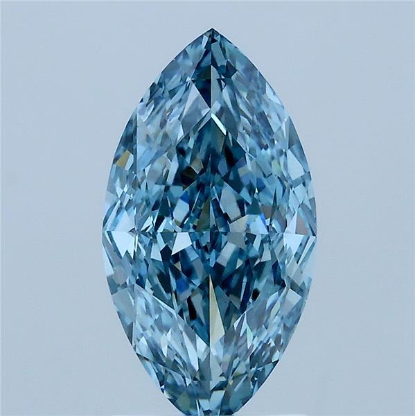 2.02ct Marquise FANCY VIVID BLUE VS1 Lab Created Diamond