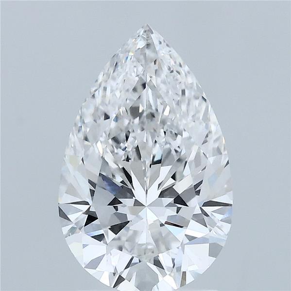2.1ct Pear E VVS2 Lab Created Diamond