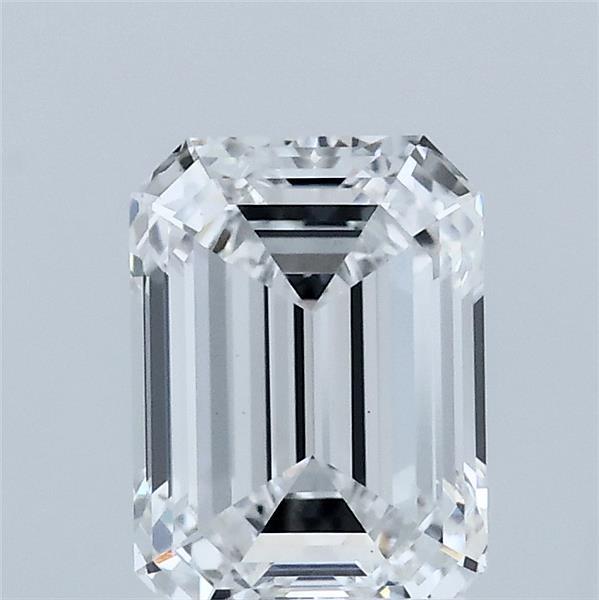 1.55ct Emerald D VS1 Lab Created Diamond