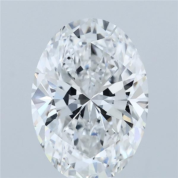 3.01ct Oval E VVS2 Lab Created Diamond