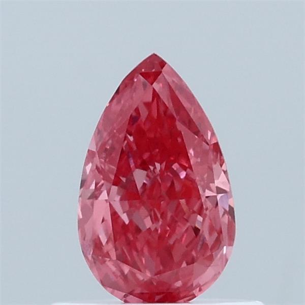 0.62ct Pear FANCY VIVID PINK VS1 Lab Created Diamond