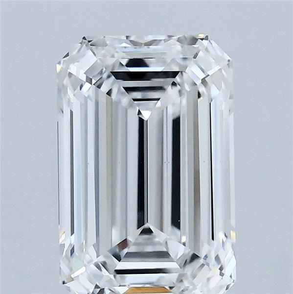 2.1ct Emerald D VVS2 Lab Created Diamond