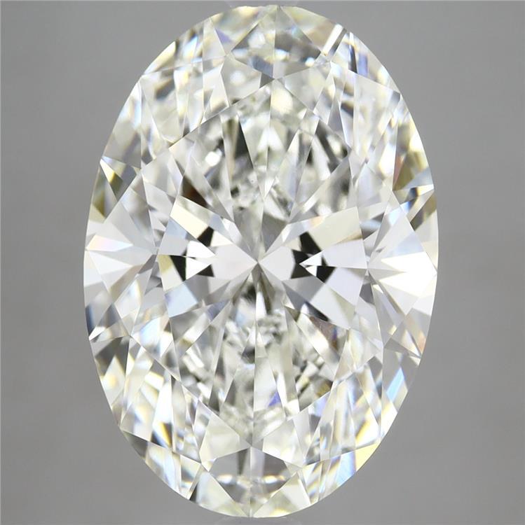 7.08ct Oval G VVS2 Lab Created Diamond
