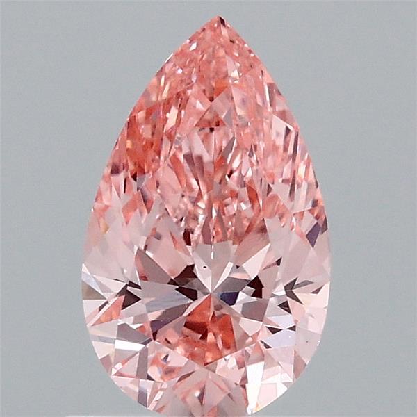 0.92ct Pear FANCY VIVID PINK VS1 Lab Created Diamond