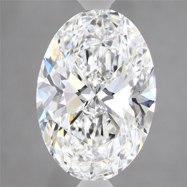 3.06ct Oval D VVS2 Lab Created Diamond