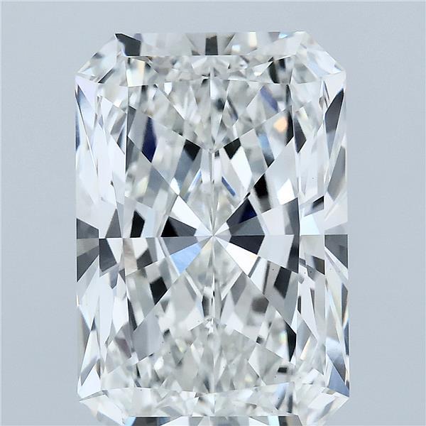 6.8ct Radiant F VS1 Lab Created Diamond