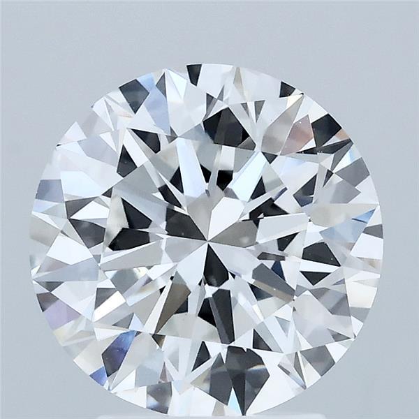 3ct Round E VS1 Lab Created Diamond