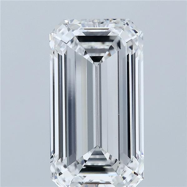 5.14ct Emerald D VVS2 Lab Created Diamond