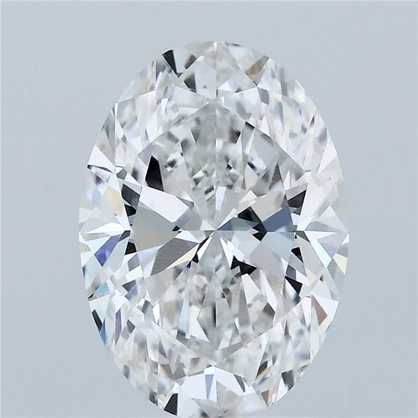 3.03ct Oval F VVS2 Lab Created Diamond
