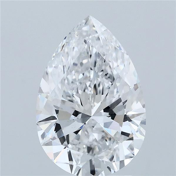 3ct Pear E VS1 Lab Created Diamond