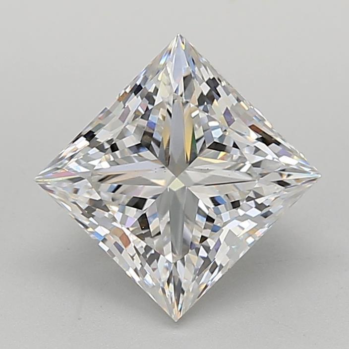 3.03ct Princess F VS1 Lab Created Diamond