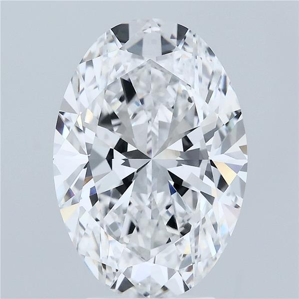 4.02ct Oval D VVS2 Lab Created Diamond