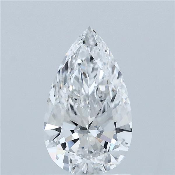 1.02ct Pear D VVS2 Lab Created Diamond