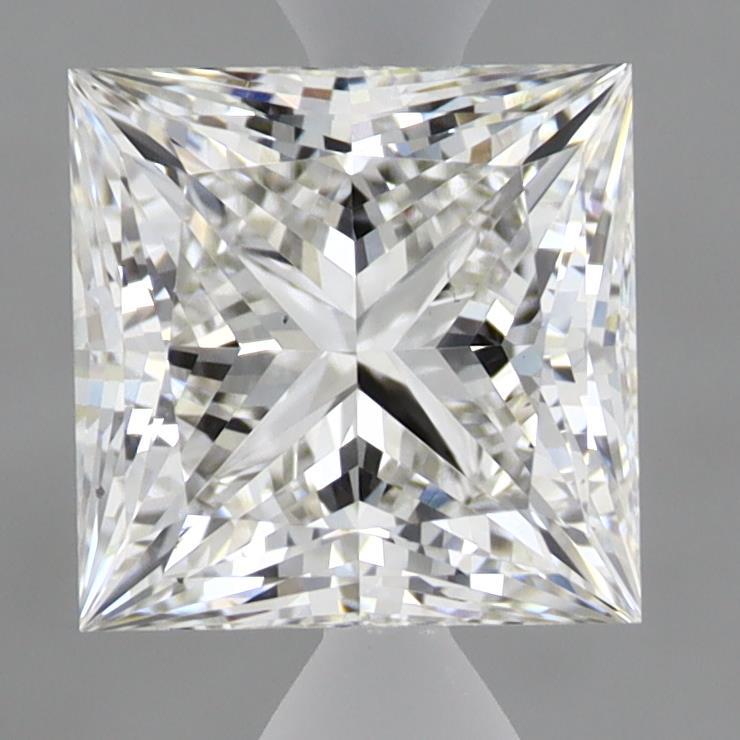 1.9ct Princess F VS2 Lab Created Diamond