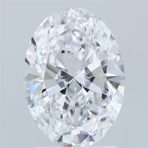 2.01ct Oval D VS1 Lab Created Diamond