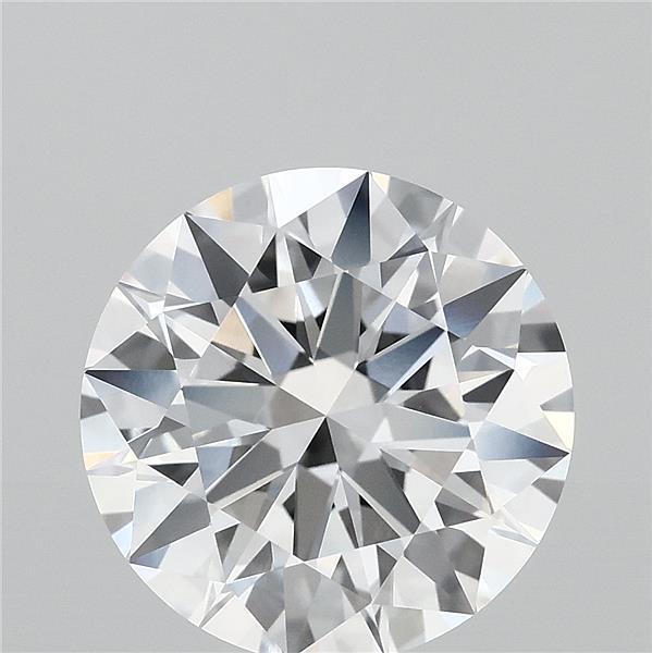 4ct Round D VVS1 Lab Created Diamond
