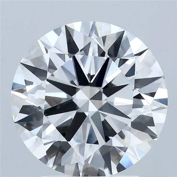 3ct Round E VS2 Lab Created Diamond