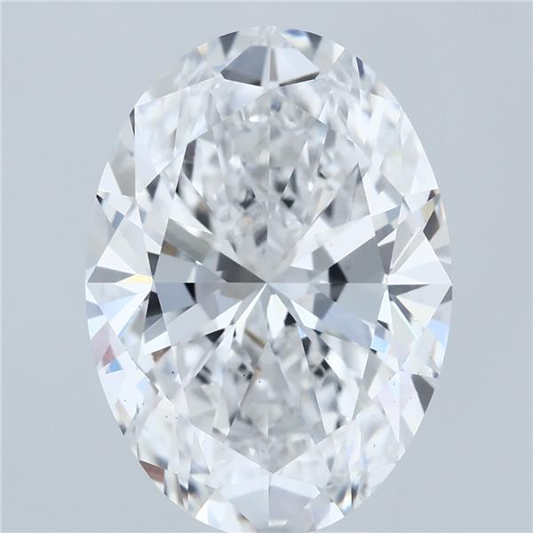 6ct Oval E VS2 Lab Created Diamond