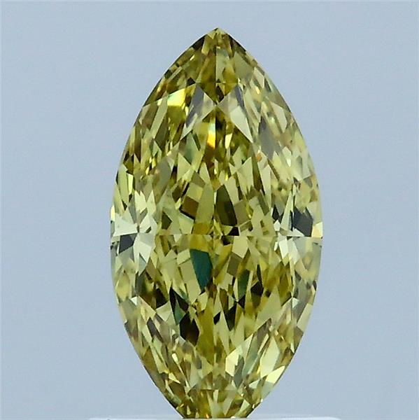 1.06ct Marquise FANCY INTENSE YELLOW VVS2 Lab Created Diamond