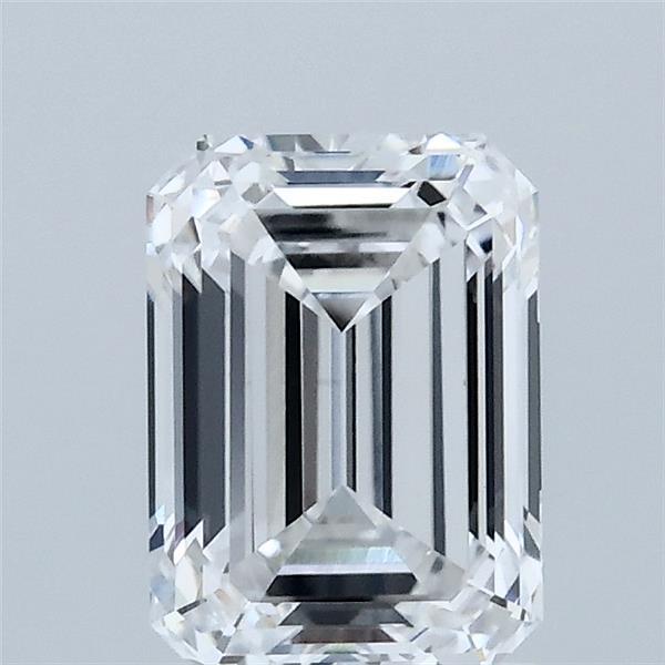 1.51ct Emerald D VVS2 Lab Created Diamond